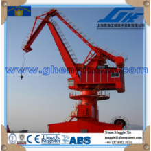 rack luffing winch hoisting marine offshore portal crane